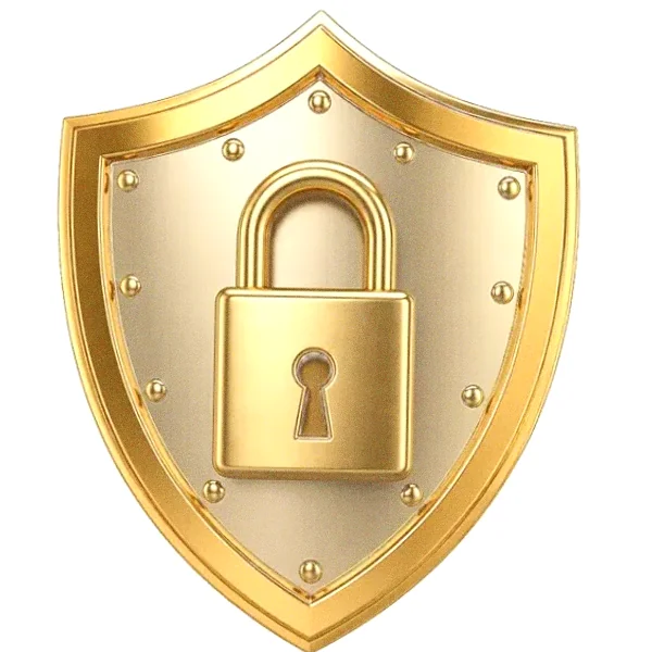 Shield with padlock — Magic Win